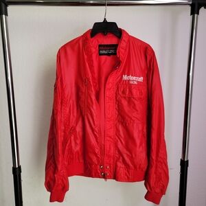 Vintage 1980s Ford Motorcraft Racing Nylon Jacket, Motorcraft Quality Parts